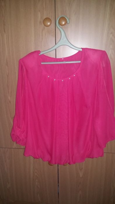 Трикотажный кардиган и блуза