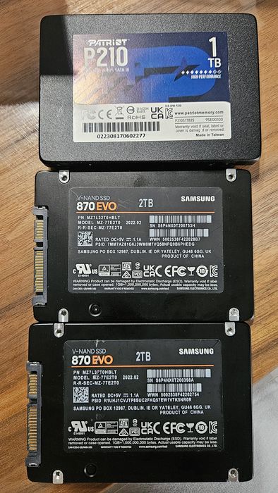 Продам ssd sata / ссд сата 2tb 1tb