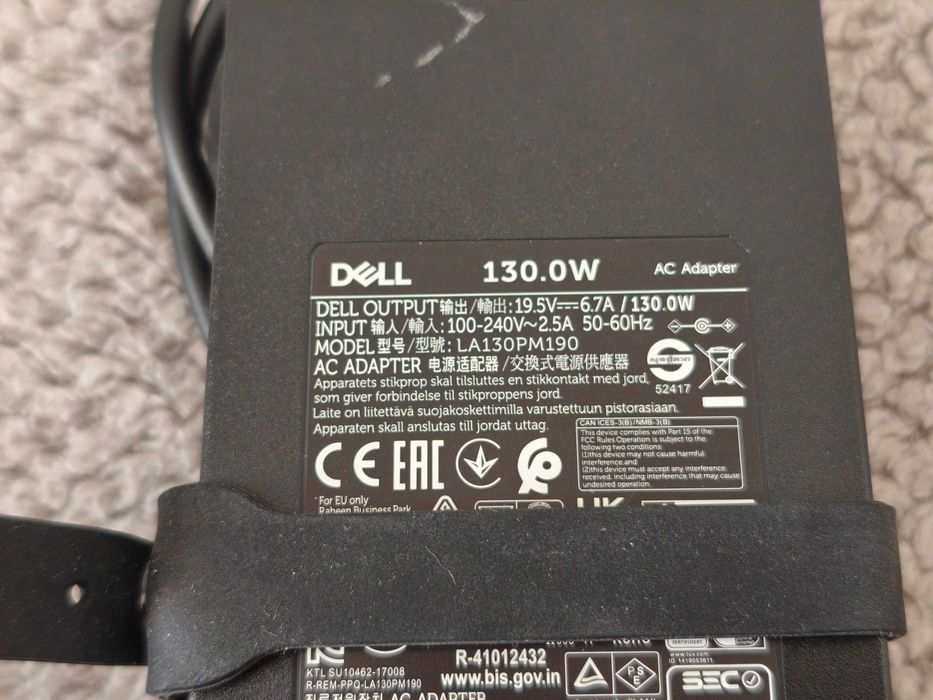 Dell WD19 K20A 130W Thunderbolt Dock USB C докинг станция