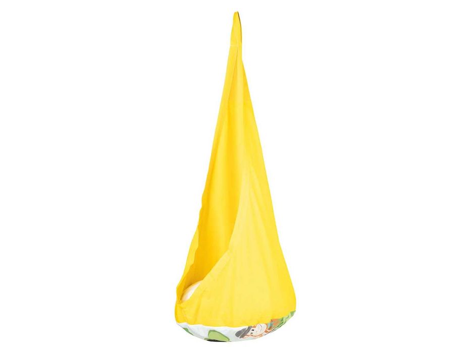 Детски висящ стол Хамак люлка висящо кресло - зелен жълт