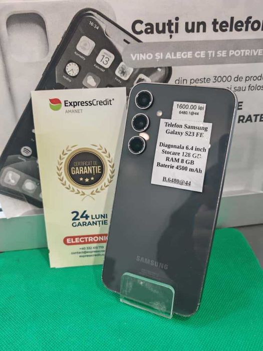 Telefon Samsung S23 FE 5G (AG44 Bc2 B:6480)-garantie 2 ani!
