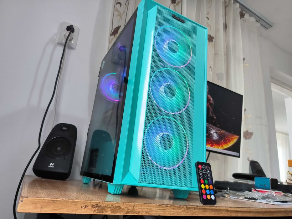 Unitate PC GAMING i7 9700 4.7Ghz/16GB DDR4/STRIX GTX1080 8GB GDDR5X/SSD NVMe 256/HDD 2TB