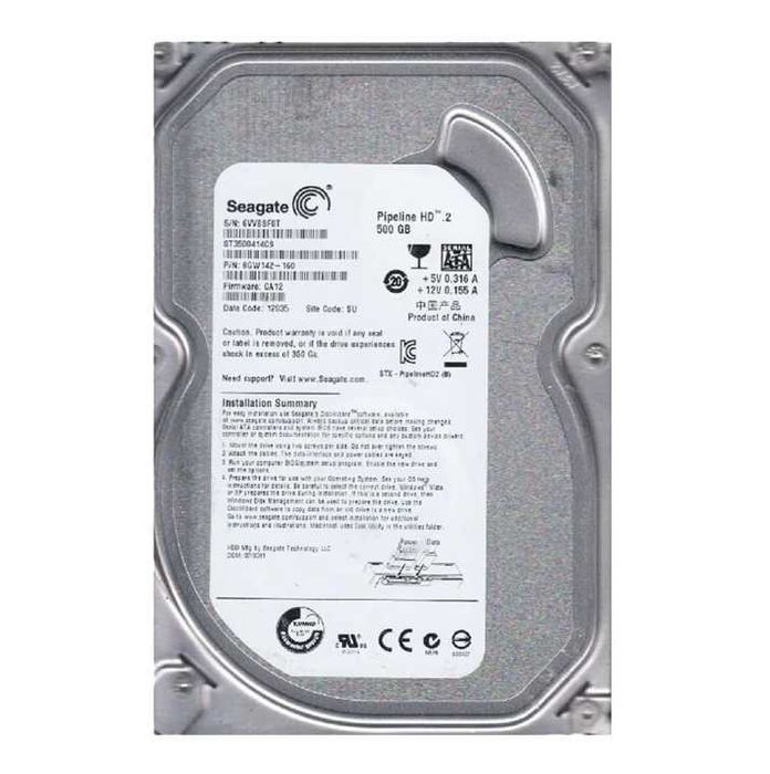 Hard HDD SEAGATE 500GB Baracuda 16MB Cache