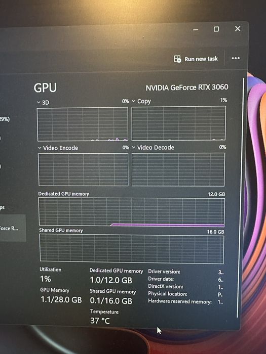 Геймърски  компютър RTX 3060 TUF i5 32GB RAM Готов за всички игри!