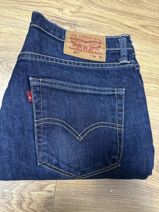Оригинални мъжки дънки Levi’s  отново  модел 511  номерът е 34