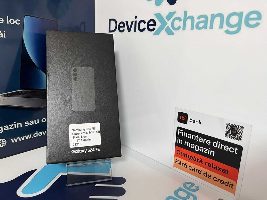 Samsung S24 FE 8/128 GB Nou * Garantie *Buy Back * deviceXchange