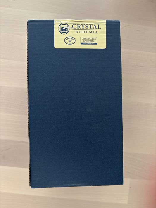 Sfeșnic lumânări din cristal de Boemia