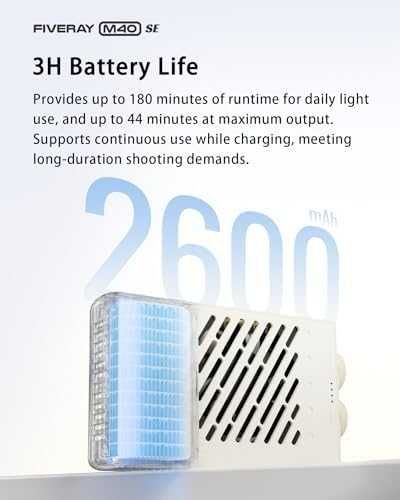 Нова ZHIYUN M40 SE Combo 17100 Lux 2700K-8500K LED Фото Лампа снимки