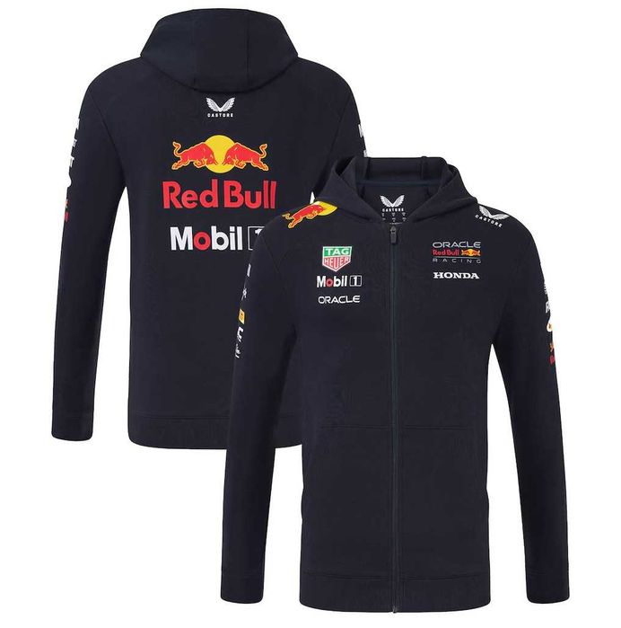 Red Bull Racing Team Full Zip Hoodie - Оригинално мъжко горнище