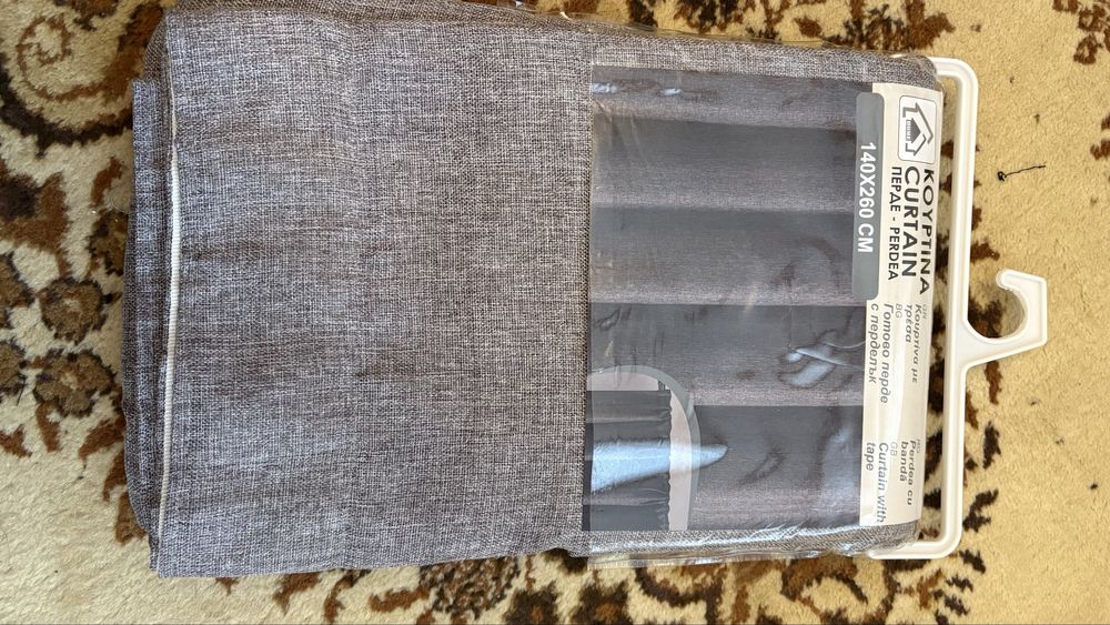 Завеса в сиво нова