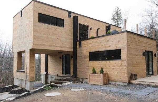 Vand casa modulara moderna pe structura metalica 9m x11m
