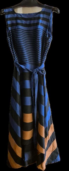 Ленена рокля на райе, DiKa, размер 36