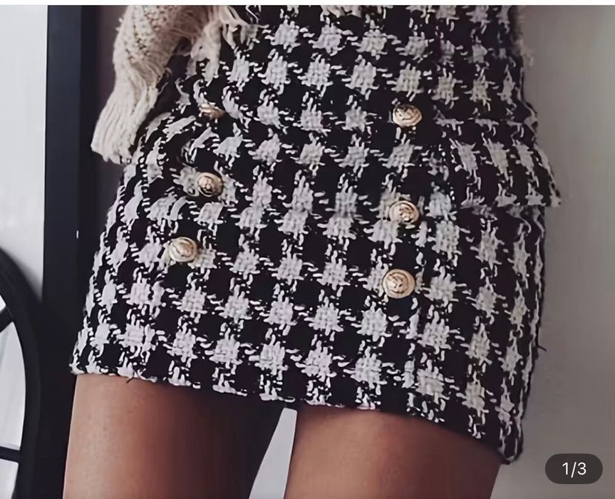 Дамска карирана пола