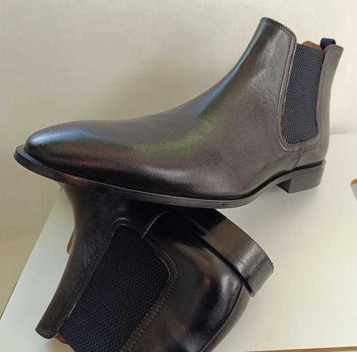 Ghete chelsea 45 45.5 lucrate manual Minelli Paris piele naturala