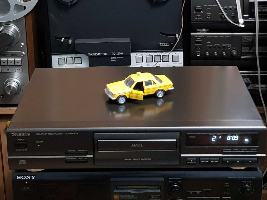 Compact Disc Stereo Cd Player Vintage TECHNICS SL PG480 TRACK PLAYER ...