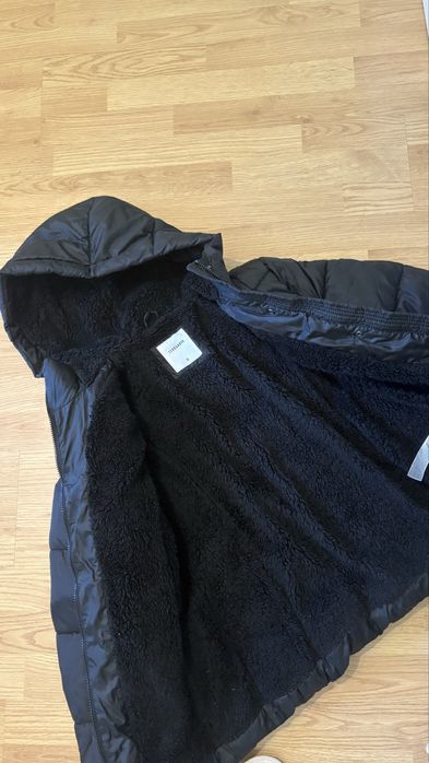 Черно пухено яке Terranova XS – много топло и запазено