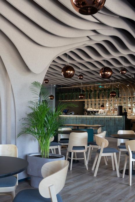 VOLNA REECHNIY | To'lqinsimon | Volnistiy potolok | 3D potolok |