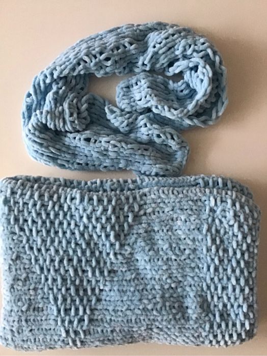 Бебешка ръчно плетена пелена