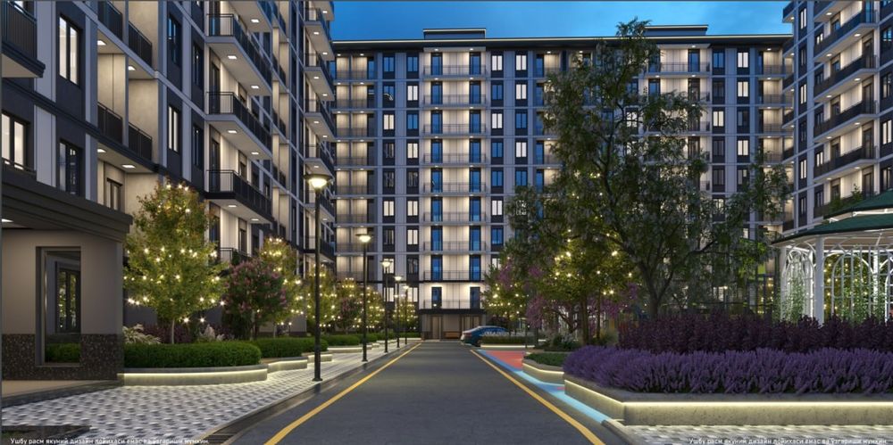 Продаётся 1 комнатная 30 м2  в ЖК Yangiabad Residence