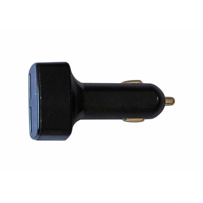 Дигитален волтметър Automat, Електрически, 12-24V, 2 USB, Черен