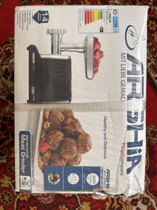 Мясорубка Arshia новая/янги мясорубка очилмаган (Самарканд)