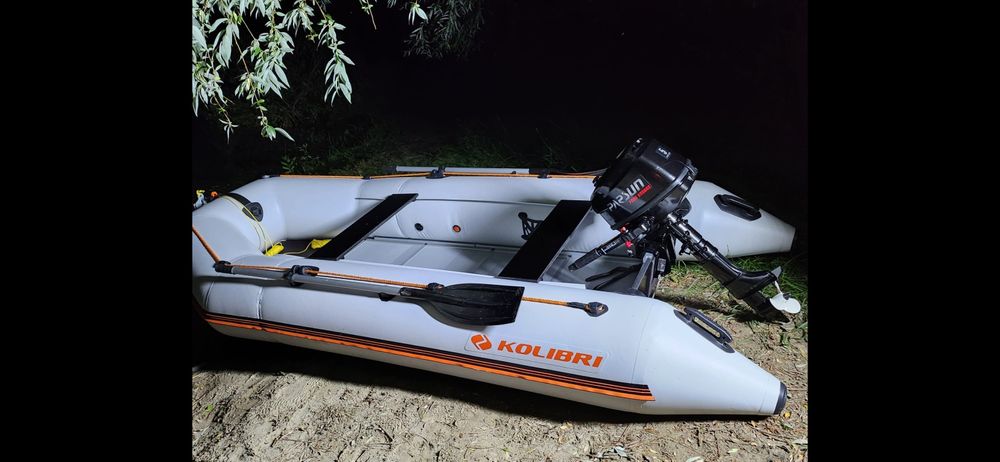 Barca 360D Kolibri + motor 5cp 4t Parsun