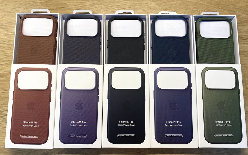 Apple MagSafe Silicone TechWoven iPhone 17 Pro Pro Max Air кейс