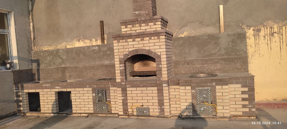 Ёзги ошхона. Барбекю толпами.  Турецкий тандир.  Пицца печ