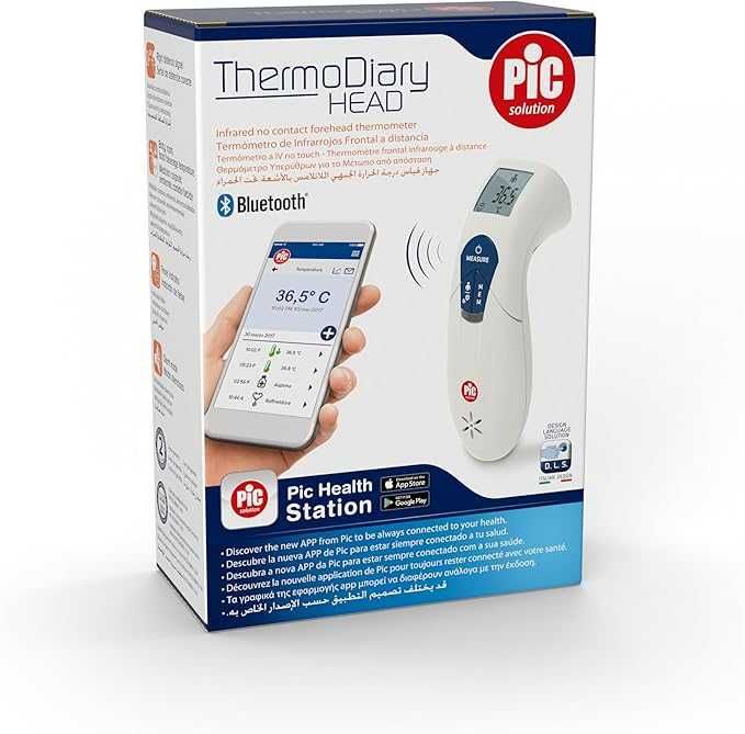 Термометър Pic Solution Thermo Diary Head, 6 in 1, Инфрачервен