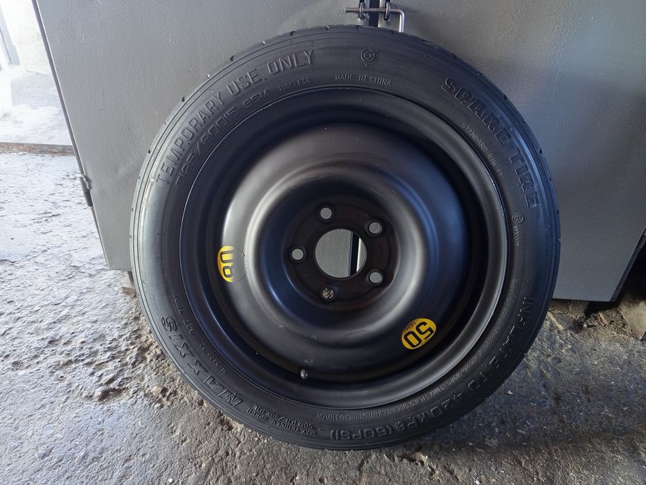 15" Hyundai I30 Kia Ceed  Резервна гума за Киа и Хюндай  Крик и ключ