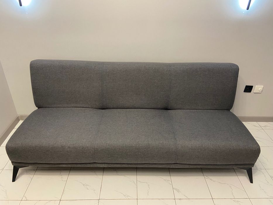 Диван раскладной серый