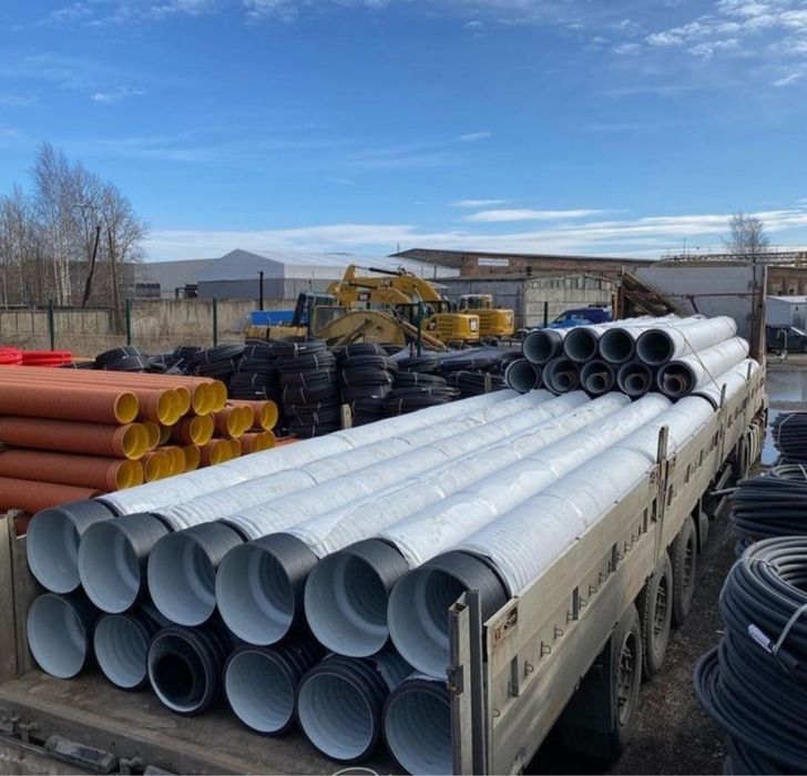 Труба дренажная  гофрированная   Гофра труба.Дренаж труба