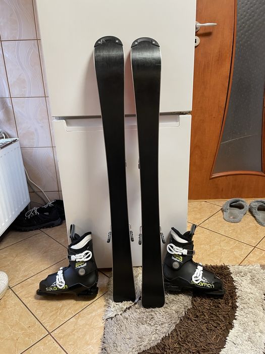 Schiuri  copii 100 cm cu clapari skiuri set