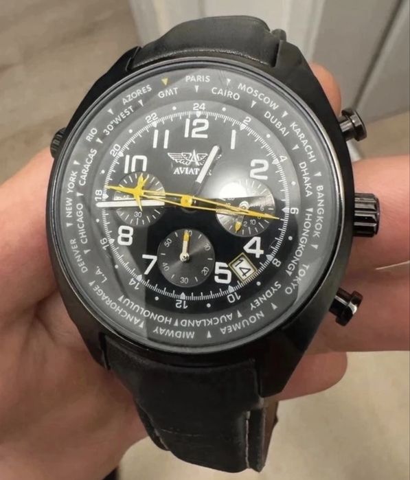 Ceas Aviator F-Series World Time