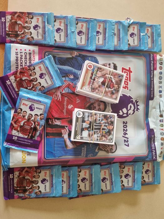 Topps Premier League 2027 - 350 карти + албум