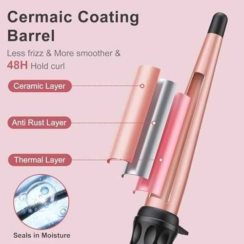 Нова Машa къдрици без щипка 13-25мм, бързо загряване 30 сек 14 степени