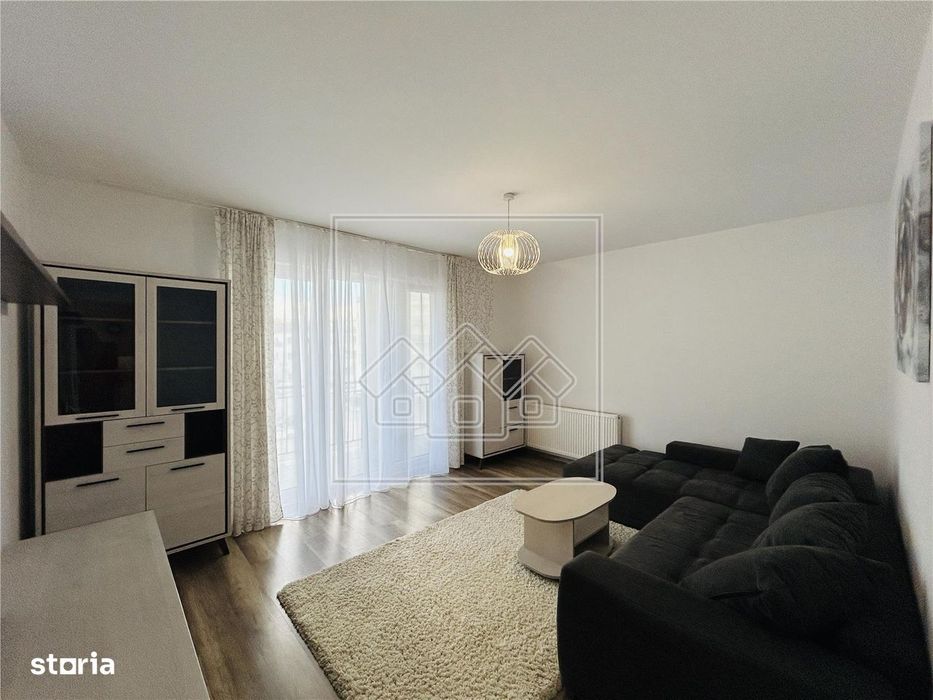Ap decomandat, mobilat modern, cu 2 camere, balcon mare - City Residen