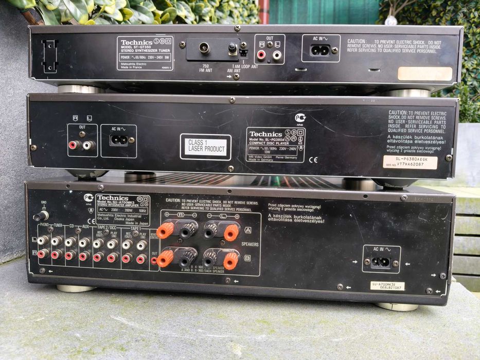 JVC, DENON, Technics, SONY