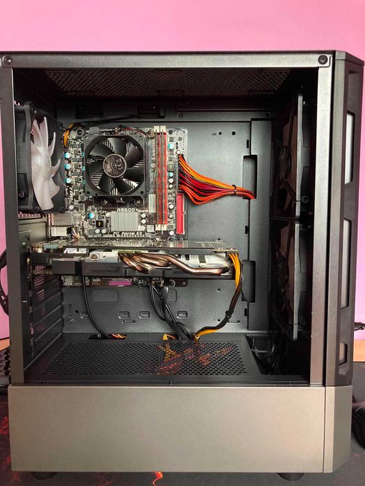 Геймърски компютър AMD 6x3,5 GHz, NVIDIA GTX 660, 16GB RAM, SSD, HDD, Windows 11 Pro
