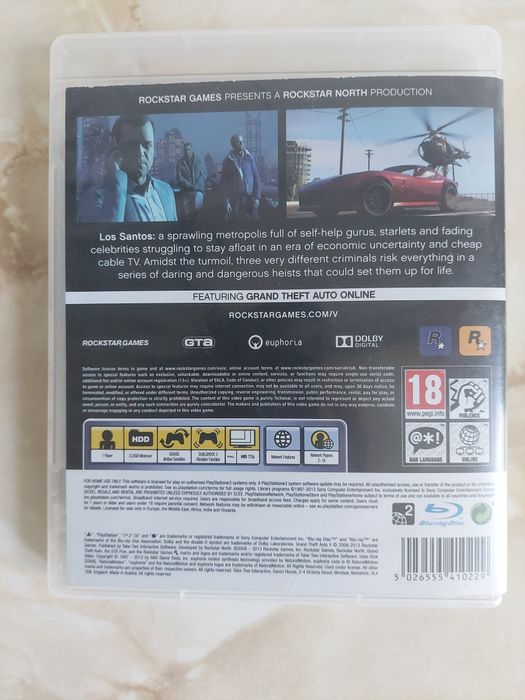 [PS3] Vând joc original GTA 5 (v) pentru PlayStation 3 //poze reale