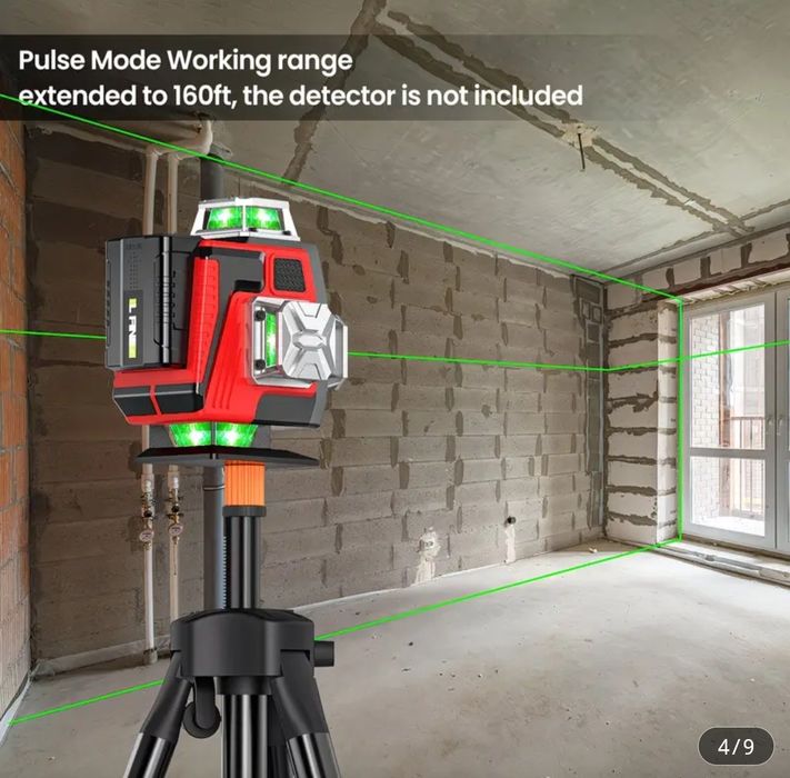 Laser Profesional 4D 16 linii tehnologice Green Laser