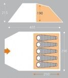 De vanzare cort Hi Gear Enigma 5 cu Veranda