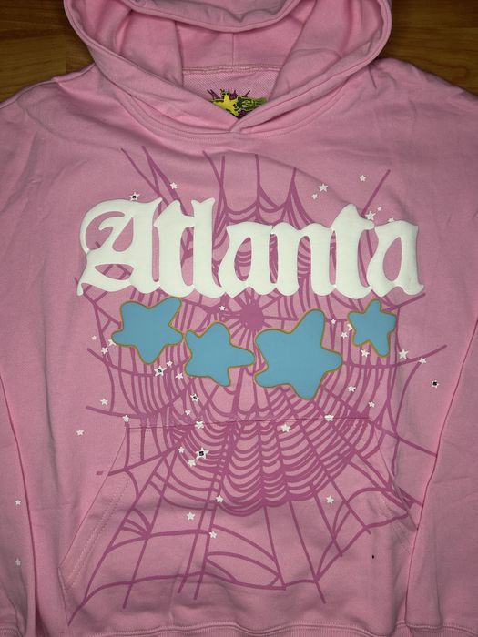 Hanorac Spider / Sp5der Atlanta Roz / Bleumarin