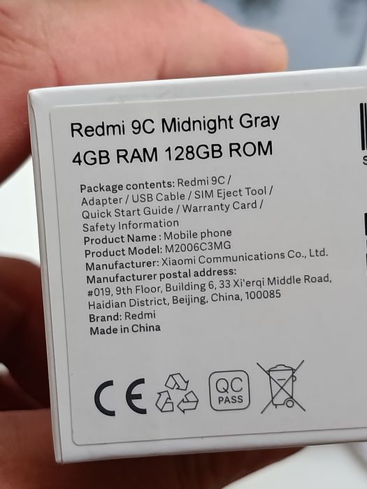 XIAOMI Rebmi 9C 4/128