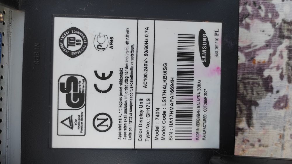 Мониторы б/у на зап части за 2000 тг каждый