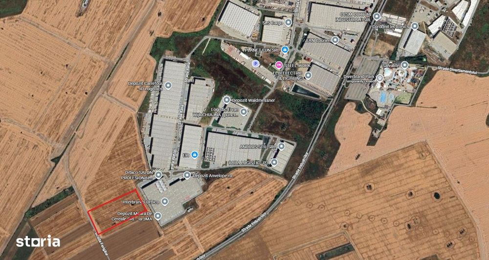 Teren de vânzare |13852 mp | 25 Euro/MP| Acces Ușor |Zonă Industrială|