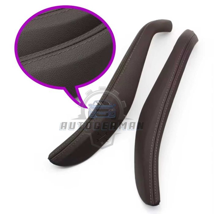 Комплект кожени капачета за BMW 5 серия G30 G31 G38 M5 F90, мока, 4бр