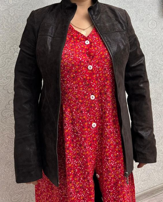 Куртка пейджак замша