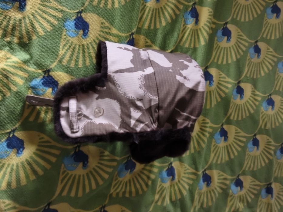 Căciulă militară de iarnă cu urechi, camuflaj, Mentor Craiova