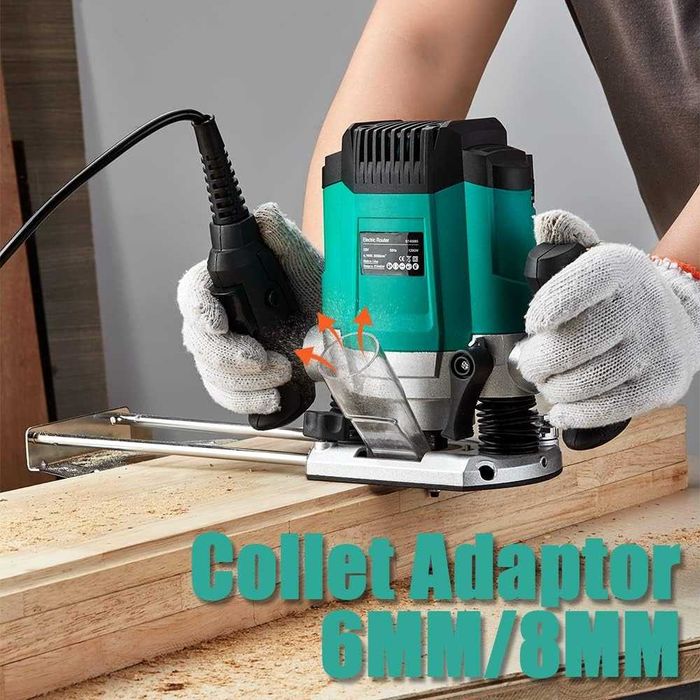 STANEW Електрическа  фреза 1200 W с  12 режещи инструмента, 6 скорости